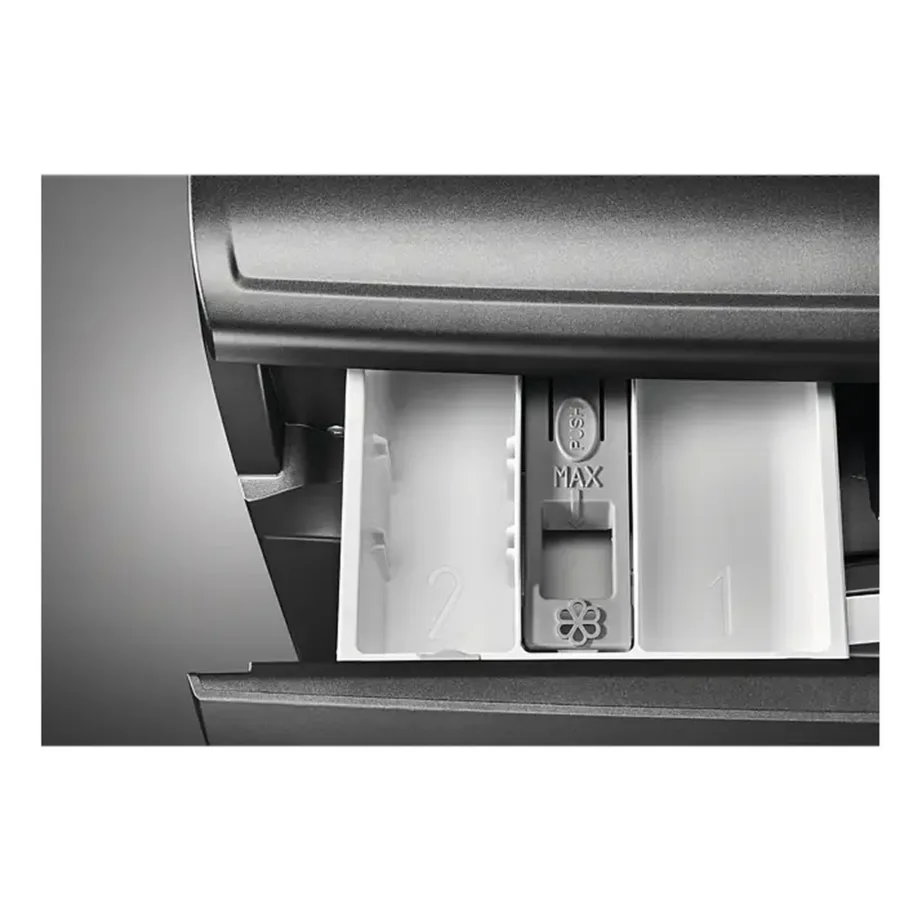 Kitsa sügavusega A-klassi pesumasin AEG L6SE47DXE, eestlaetav, 7 kg, 1400 p/min, 60 cm, sügavus 48.7 cm, invertermootor, auru Hygiene programm, TimeSave, tumehall – 9