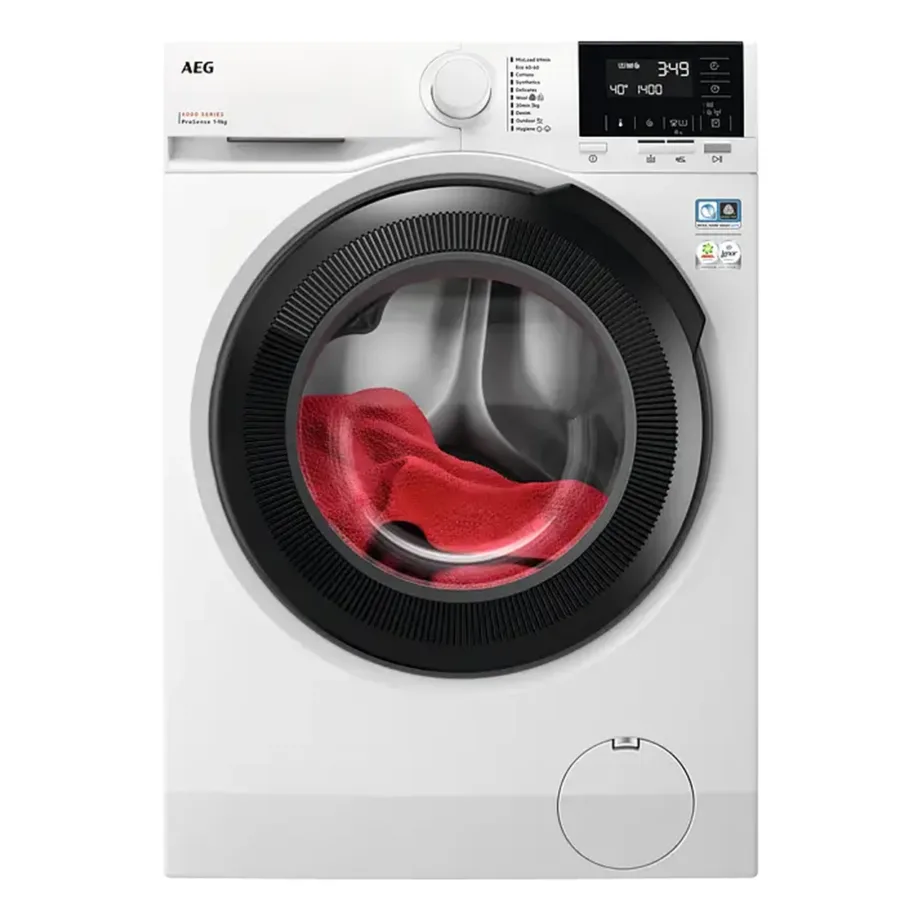Eeslaetav pesumasin 9 kg A-klass AEG LFR61944BE, vabaseseisev, 1400 p/min, ProSense koormuseandur, MixLoad 69 min, Hygiene programm, invertermootor, lekkekaitse, lapselukk, 60x85x66 cm – 5