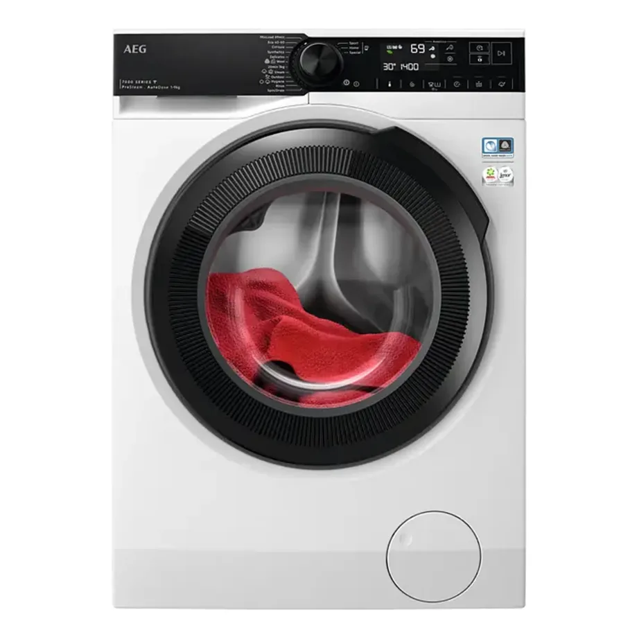 9 kg A-klassi auruprogrammiga pesumasin AEG LFR73944QE, eestlaetav, 1400 p/min, AutoDose, Wi-Fi, inverter-mootor, valge, 60 cm – 4