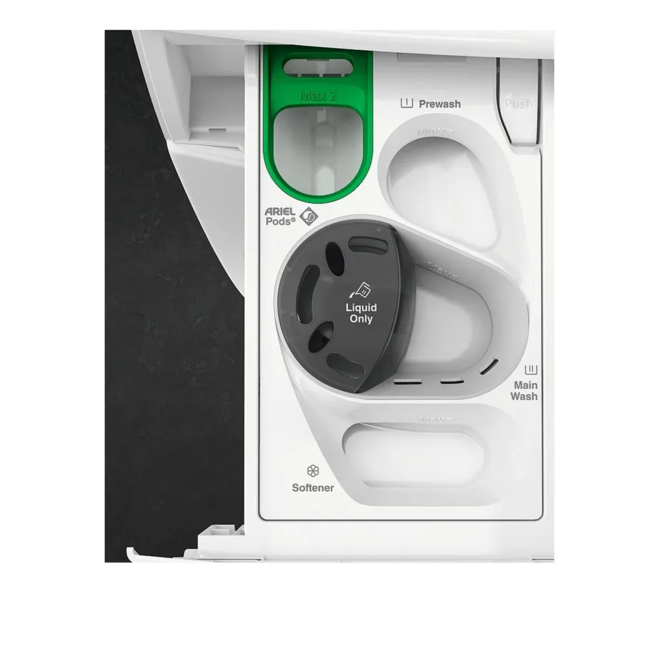 8 kg A-klassi esiküljeltlaetav pesumasin AEG LFR83844VE, 1400 p/min, PowerCare, UniversalDose kapslisahtel, auruprogramm, inverter-mootor, valge, 60 cm – 3