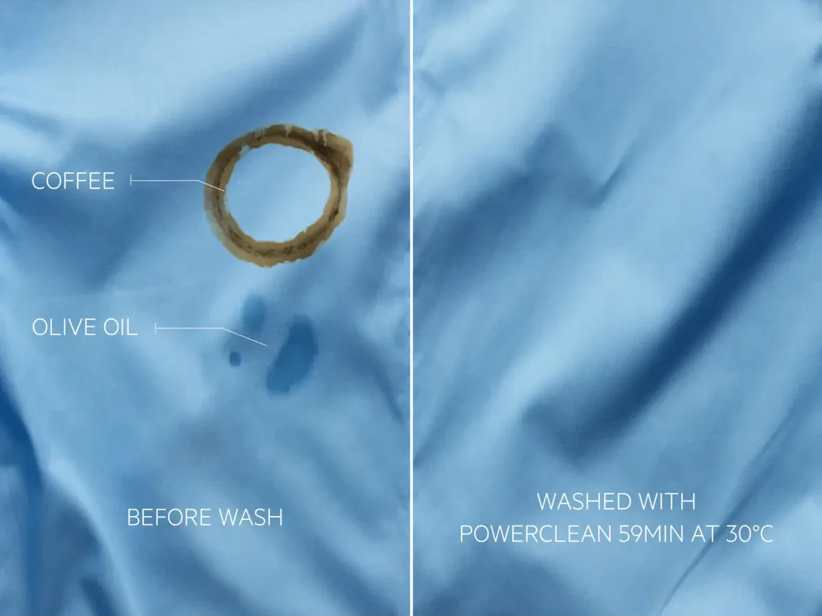 PowerClean 59 min plekieemaldusprogramm AEG LFR83844VE pesumasinas