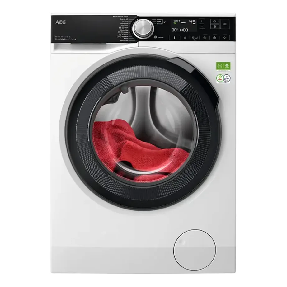 A-klassi 10 kg pesumasin SoftWater, Wi-Fi ja auruprogrammiga AEG LFR95146SUE, esiküljelt laetav, 1400 p/min, valge, 60 cm – 6