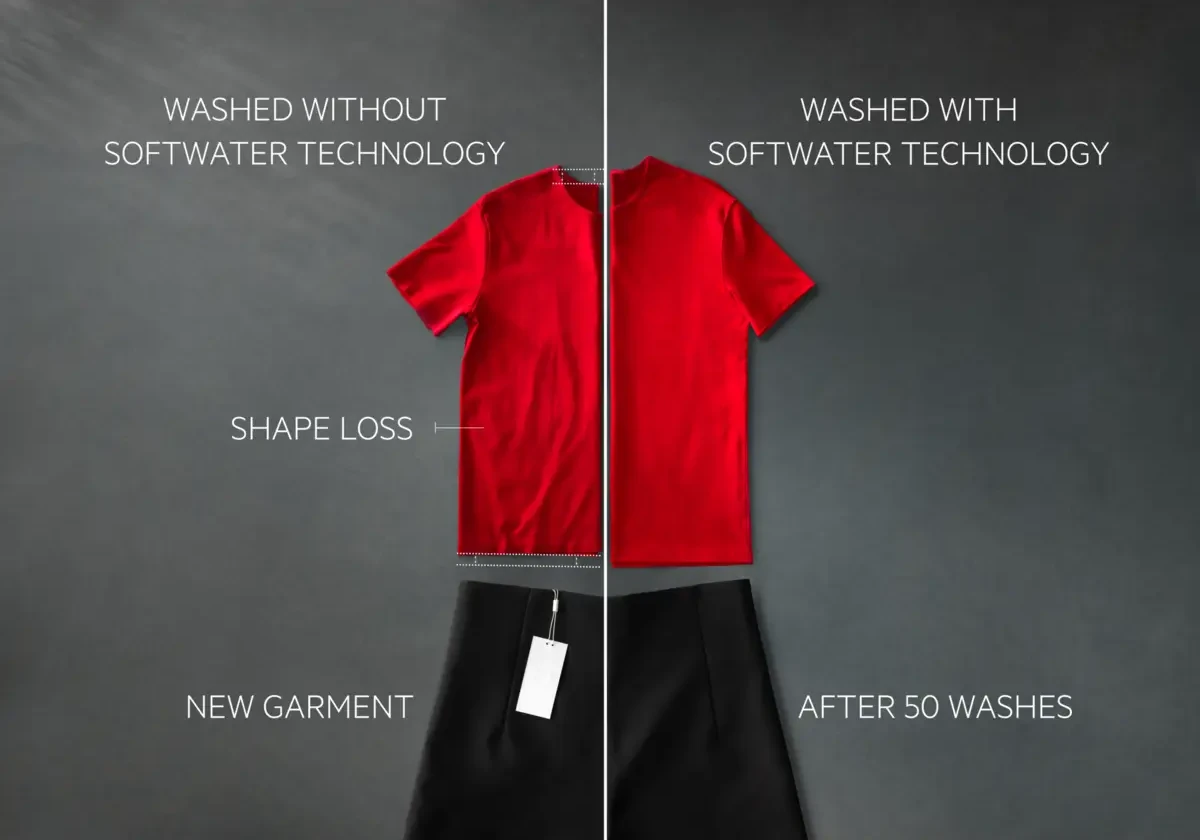 SoftWater tehnoloogiaga AEG pesumasin kaitseb riiete värvi ja kuju