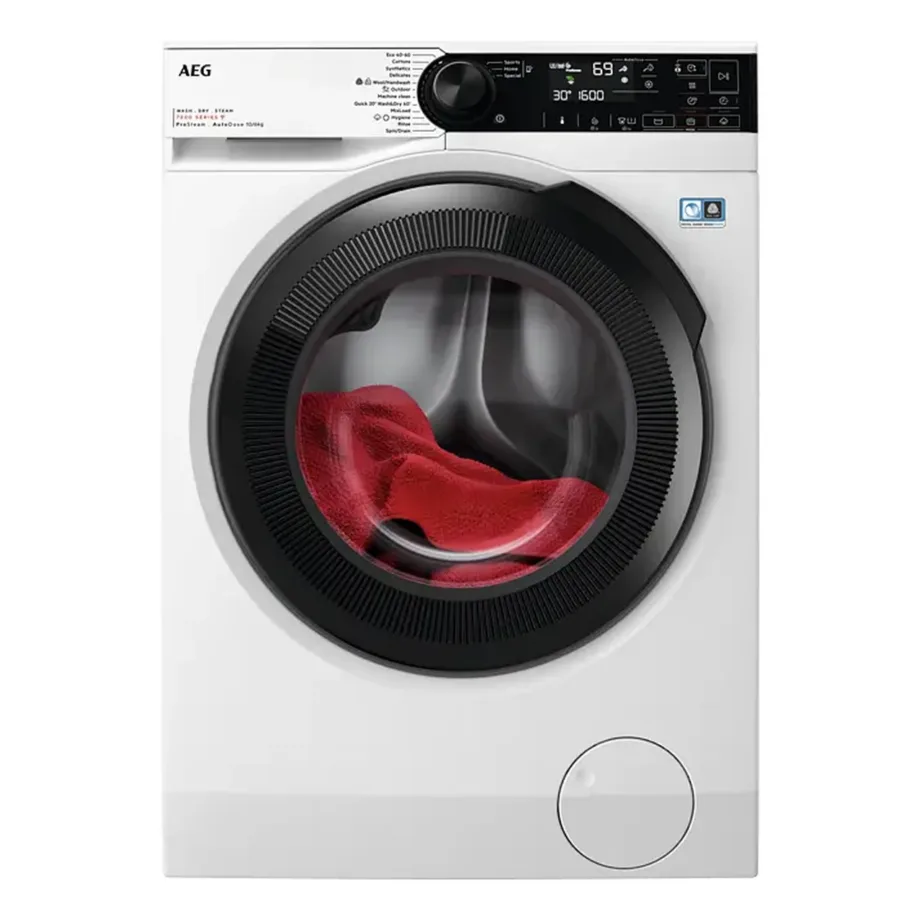 Kuivatiga pesumasin auruprogrammi ja AutoDose’iga AEG LWR73164Q, 10 kg pesu, 6 kg kuivatus, 1600 p/min, energiatõhusus A/D, Wi-Fi, 60 cm, valge – 7