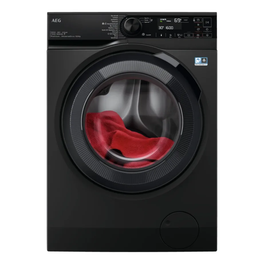 Kuivatiga pesumasin auruprogrammi ja Wi-Fi-ga AEG LWR73166OE, 10 kg pesu, 6 kg kuivatust, 1600 p/min, A-klass pesemisel, UniversalDose PODS-sahtel, inverter-mootor, tumehall