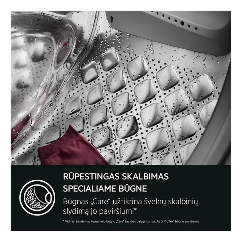 Kuivatiga pesumasin auruprogrammi ja Wi-Fi-ga AEG LWR73166OE, 10 kg pesu, 6 kg kuivatust, 1600 p/min, A-klass pesemisel, UniversalDose PODS-sahtel, inverter-mootor, tumehall – 6