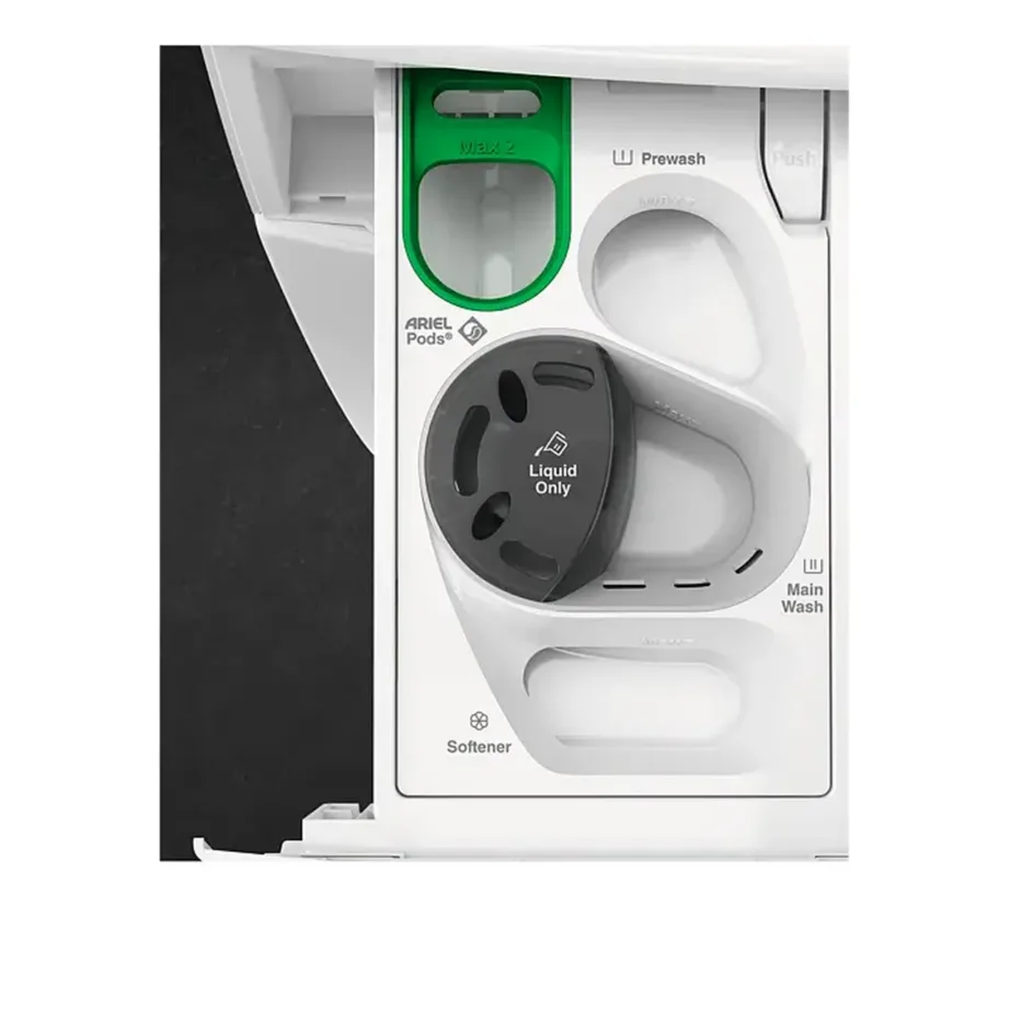 Kuivatiga pesumasin 10 kg/6 kg Wi-Fi ja auruprogrammiga AEG LWR85165O, 1600 p/min, A energiaklass pesemisel, inverter-mootor, UniversalDose kapslisahtel, vabaltseisev, valge, 60 cm – 19