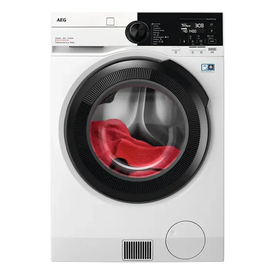 Kuivatiga pesumasin soojuspumbaga 9/6 kg AEG LWR96944B, 1400 p/min, SensiDry, Steam Refresh, PreciseLoad, inverter-mootor, vaba paigaldus, 60x66x90 cm, valge – 5