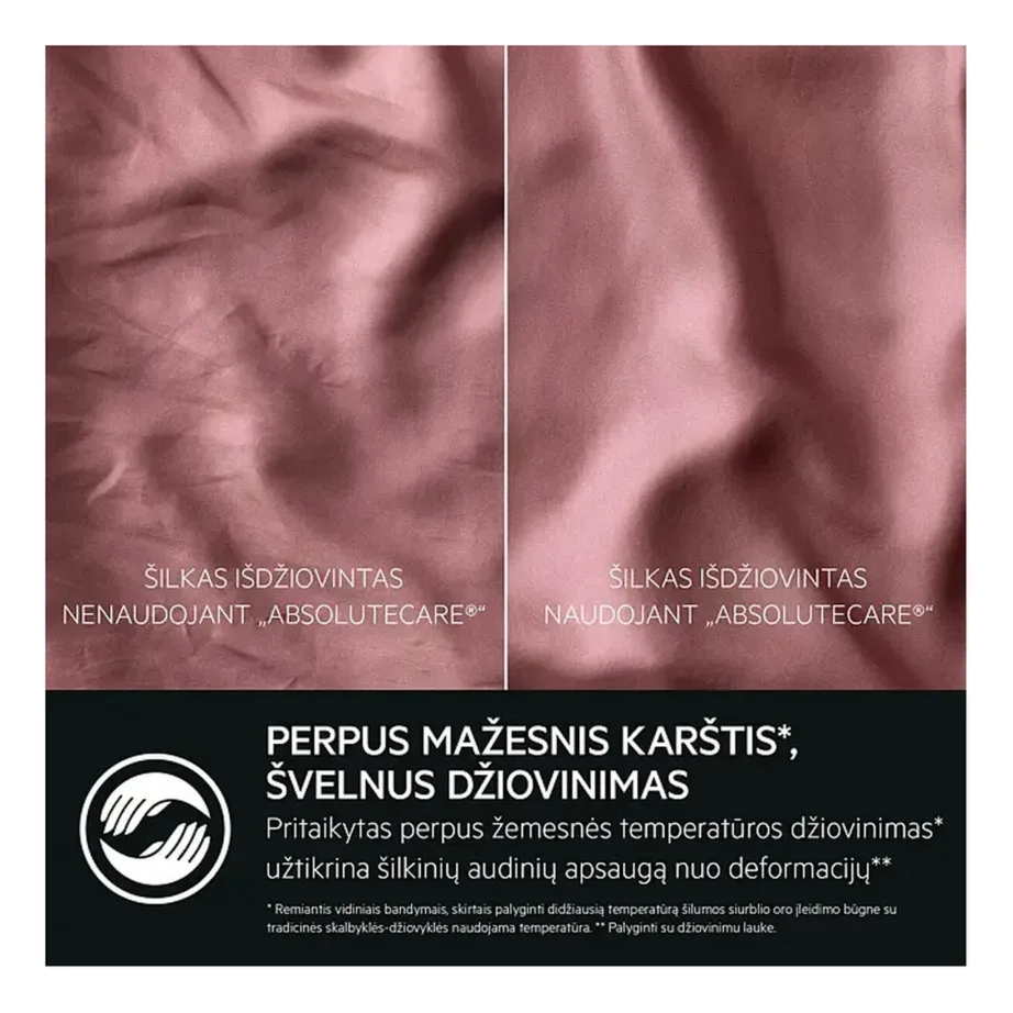 Kuivatiga pesumasin soojuspumbaga 9/6 kg AEG LWR96944B, 1400 p/min, SensiDry, Steam Refresh, PreciseLoad, inverter-mootor, vaba paigaldus, 60x66x90 cm, valge – 9