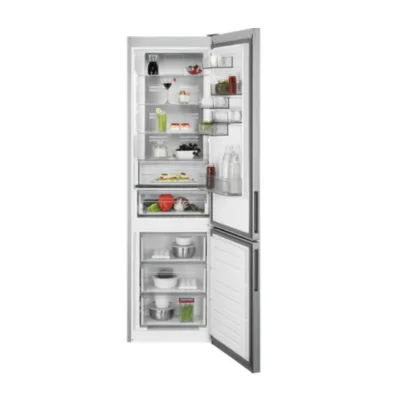 NoFrost külmik sügavkülmaga all AEG RCB736E7MX, 266+101 L, Cooling 360°, CustomFlex uksriiulid, Extra Chill sahtel,