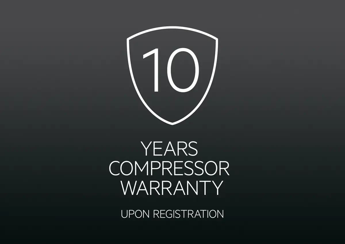 AEG inverterkompressorile kehtiv 10 aastane garantii