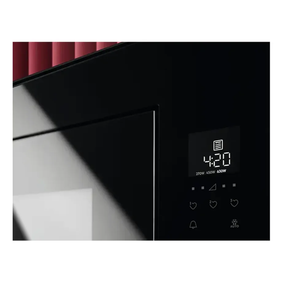 Integreeritav mikrolaineahi puutejuhtimisega AEG TB6SM261FB, 26 l, 900 W, must, roostevaba terasest sisu, automaatprogrammid, lapselukk, 59,6×45,9×40,5 cm – 13