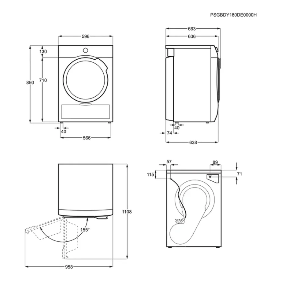 Soojuspumbaga kondentskuivati AEG TR8384E, 8 kg, A+++ energia, AbsoluteCare villale ja siidile, MixDry puuvillale ja sünteetikale, Hygiene tsükkel, valge, vabaltseisev, 60 cm – 13