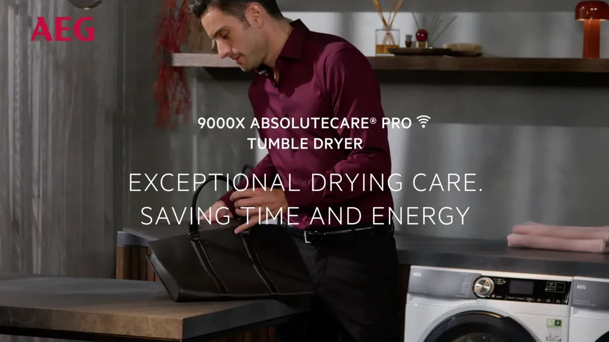 AEG TR9394E kuivati 3DScan tehnoloogia tekkide ja sulejopede ühtlaseks kuivatamiseks