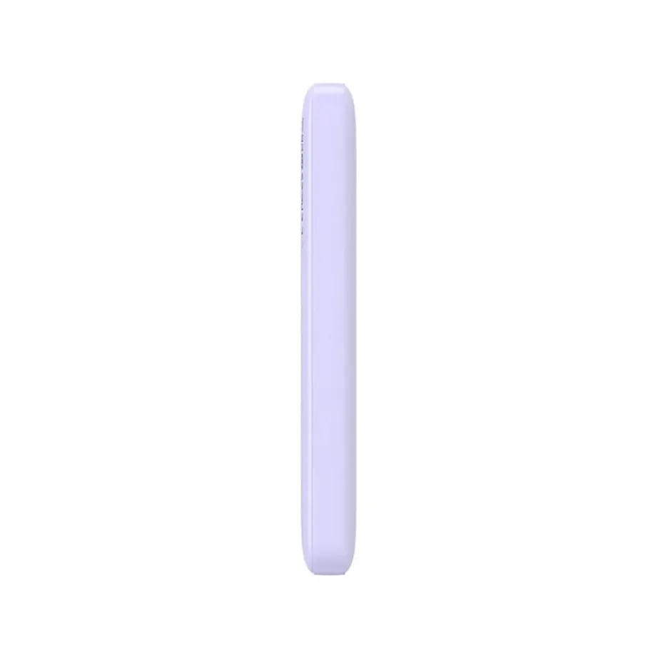 Baseus Airpow P10022801513-00 10000mAh 20W lilla liitium-polümeer akupank USB-C/USB-A LED-indikaatoriga, mobiilidele ja tahvelarvutitele – 6