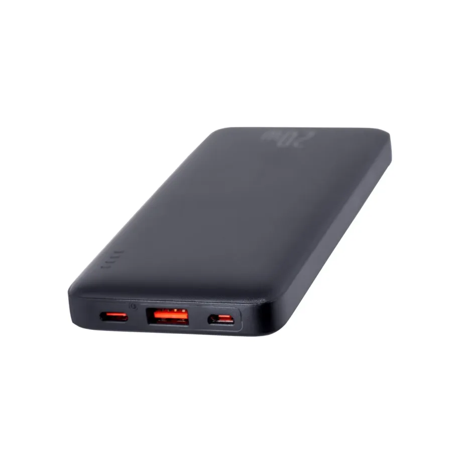 Baseus Airpow PPQD090001 10000 mAh must 20W kiirlaadimisega akupank USB-C/USB-A, kuni 3 seadmele – 10