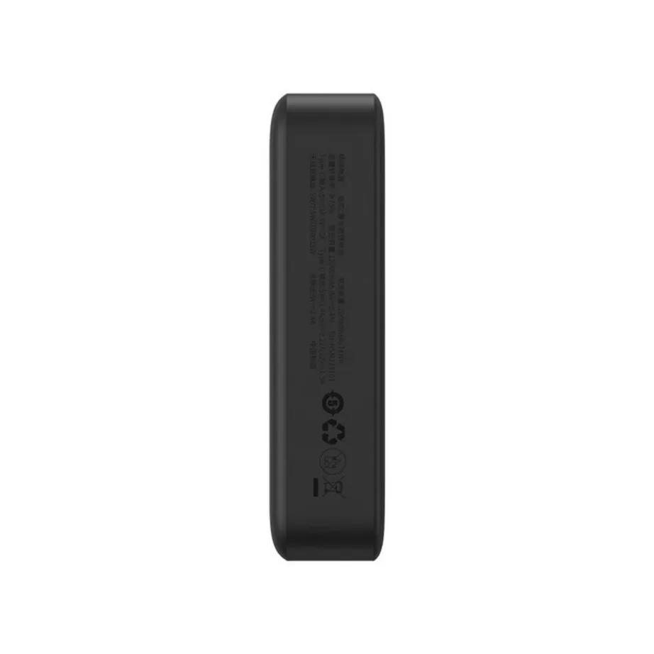 Baseus PPCX150001 20000mAh 20W MagSafe ühilduv must juhtmevaba USB-C powerbank, 2 seadmele – 4