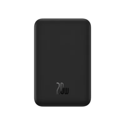Baseus PPCX150001 20000mAh 20W MagSafe ühilduv must juhtmevaba USB-C powerbank, 2 seadmele