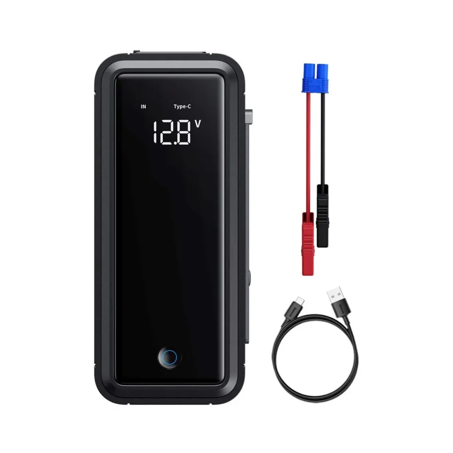 Baseus Super Energy Mega Series BS-CH007 26800mAh 3000A 12V must käivitusabi ekraani ja USB-C-ga – 7