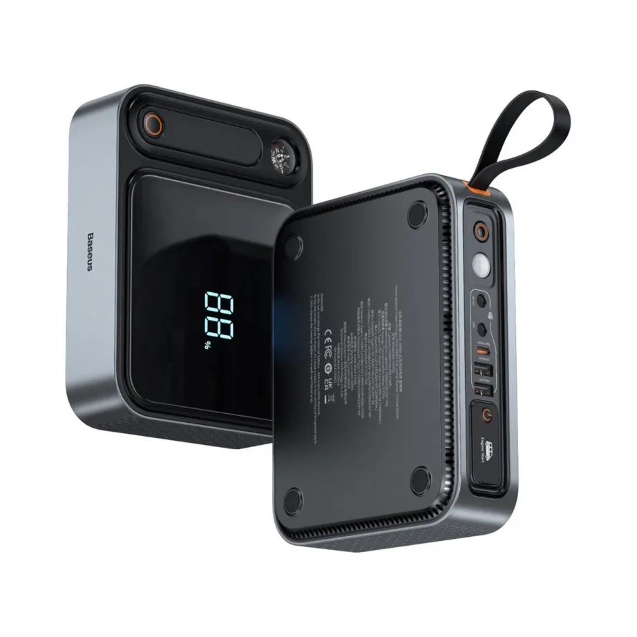 Baseus Super Energy Ultra 26800mAh 3000A must käivitusabi akupank autodele ekraaniga – 5