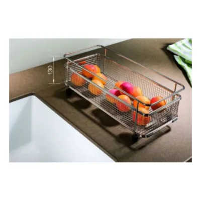 Multifunktsionaalne nõudekorv BLANCO Subline, valamutarvik hoidikutega, sobib Subline ja Dalago valamutele
