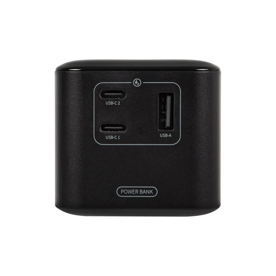 BLOW AIR99.9 27000mAh 140W LCD must polümeerakuga powerbank, 2x USB-C ja USB-A, 3 seadme laadimiseks – 7