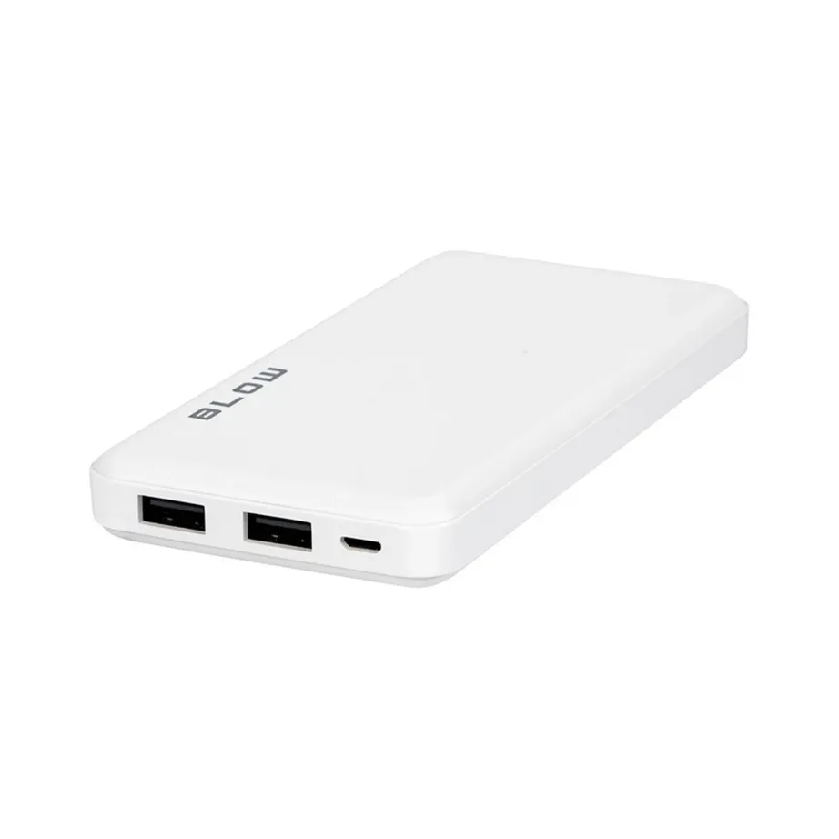 BLOW PB10A 10000mAh 22,5W valge universaalne akupank, 2 USB väljundiga, kaitsefunktsioonidega – 2