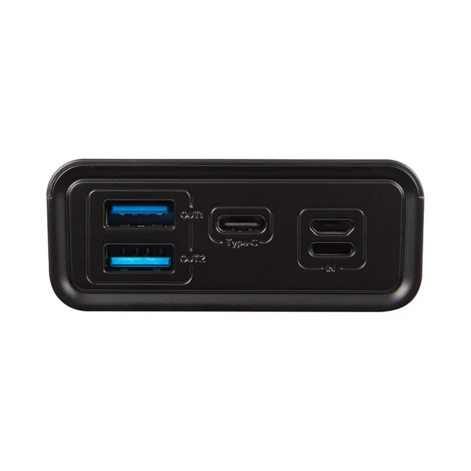 BLOW PB10A must polümeer powerbank 10000mAh, 2xUSB, Micro-USB laadimine, kaasas USB-C kaabel – 3