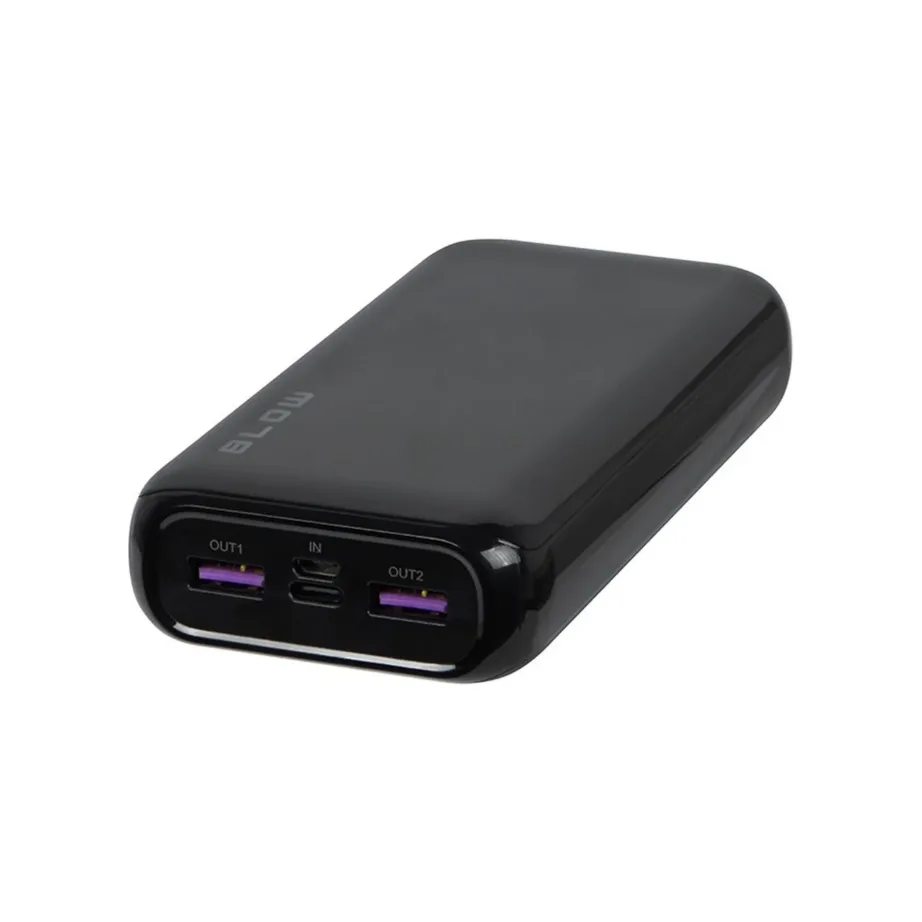 BLOW PB20E 20 000mAh valge 20W kiirlaadimisega akupank 3xUSB QC+PD lightning toega – 3