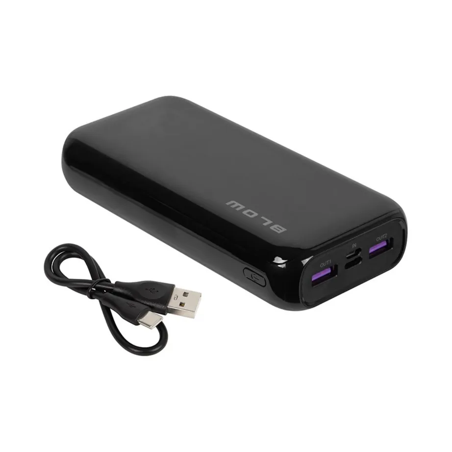 BLOW PB20E 20 000mAh valge 20W kiirlaadimisega akupank 3xUSB QC+PD lightning toega – 6