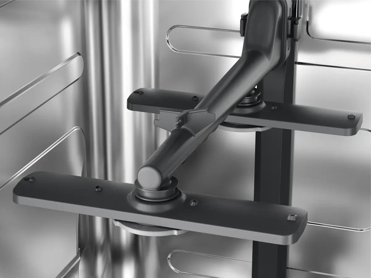 Electrolux EEG63400L topeltpihustid tagavad vee jõudmise nii ülemisse kui alumisse korvi