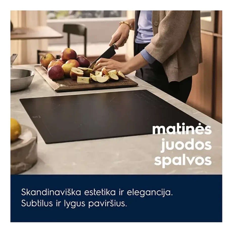Induktsioonpliidiplaat keeduvee anduriga Electrolux EIS62453IZ, 60 cm, 4 tsooni, matt must SaphirMatt klaas, puutetundlik Slider, PowerBoost, taimer, lapseklukk – 5