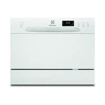 Kompaktne vabaltseisev nõudepesumasin 6 nõudekomplektile ELECTROLUX ESF2400OW, 55 cm, 6 programmi, 6,5 l/tsükkel, 52