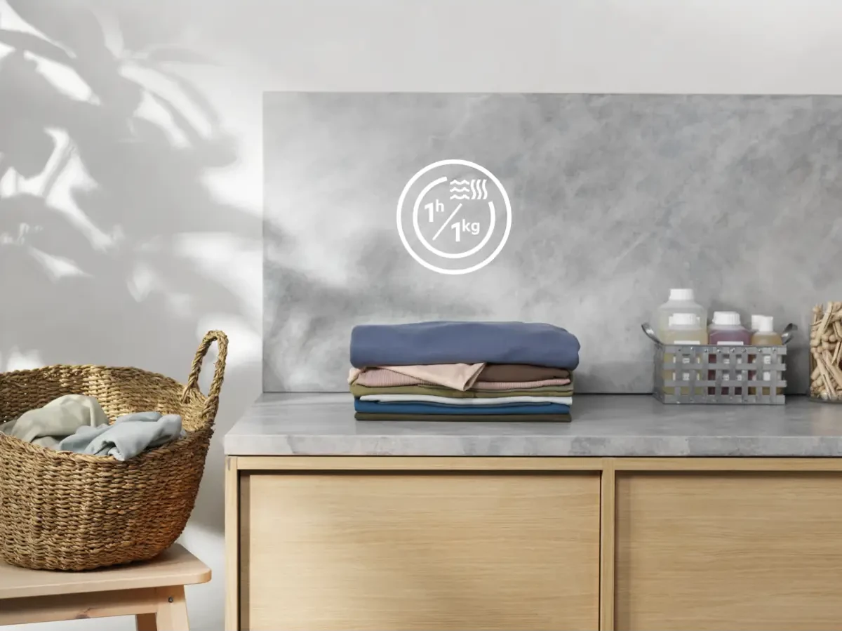 Electrolux peseb ja kuivatab pesu ühe tunni programmiga