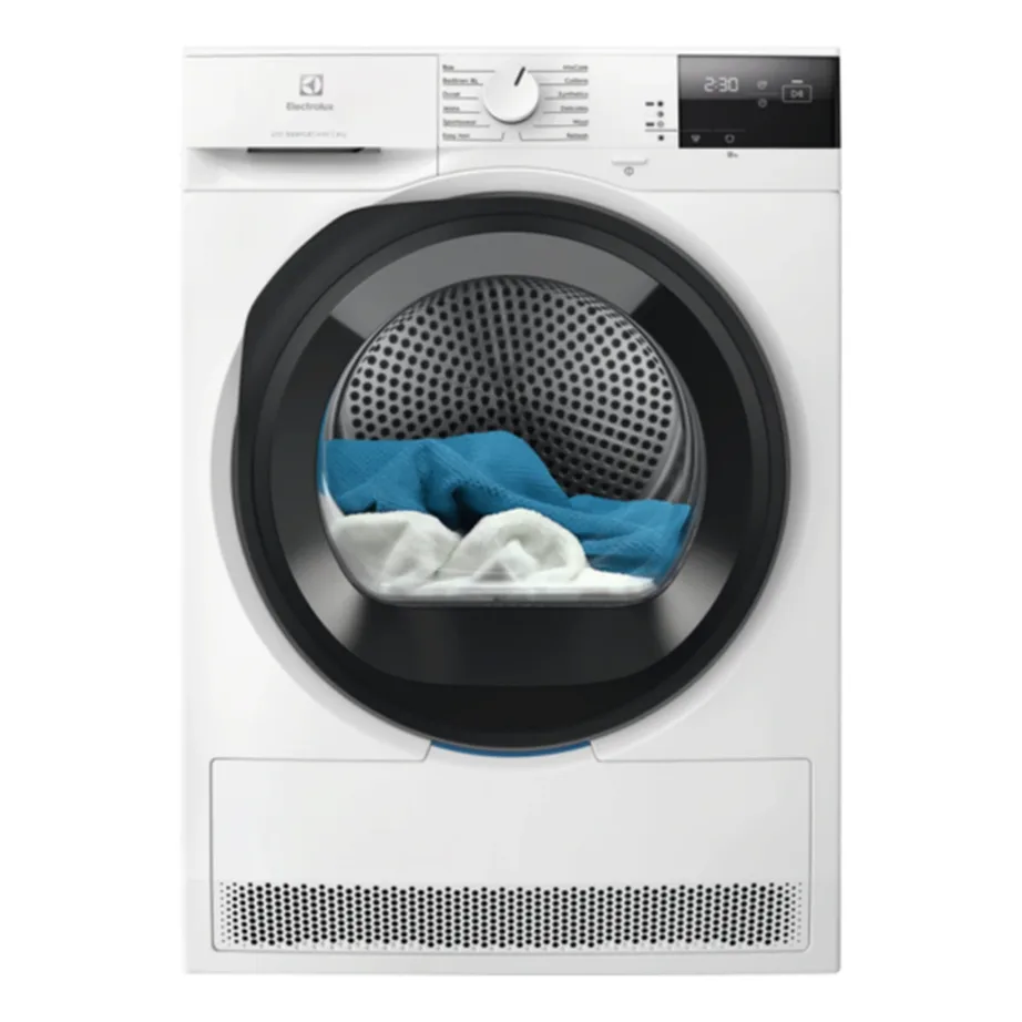 Soojuspumbaga kondenskuivati 8 kg Electrolux EW6D285AE, A+++ energiaklass, vabaltseisev, valge, inverter-mootor, 67 dB, 12 programmi, 85x60x66.2 cm