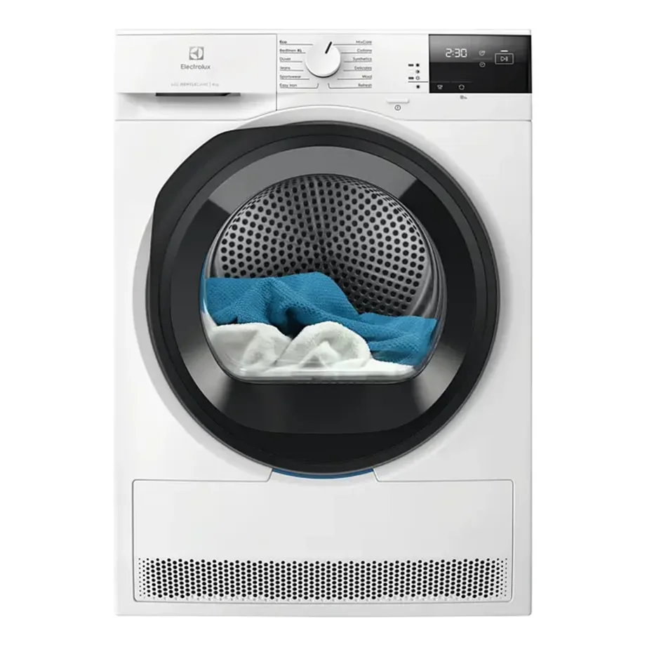 Soojuspumbaga kondenskuivati 8 kg Electrolux EW6D285AE, A+++ energiaklass, vabaltseisev, valge, inverter-mootor, 67 dB, 12 programmi, 85x60x66.2 cm – 6