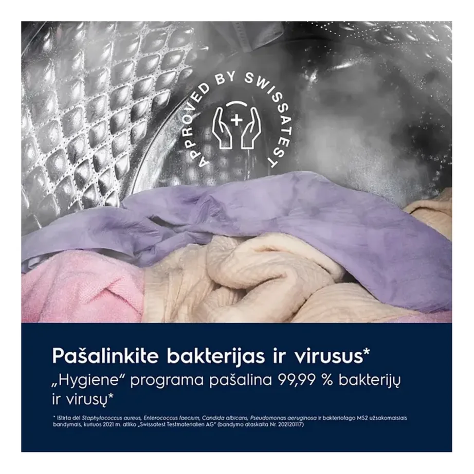 Eeslaetav pesumasin SensiCare ja auruprogrammiga Electrolux EW6F3484E, 8 kg, 1400 p/min, A energiaklass, vabaseseisev, valge, 60 cm – 6