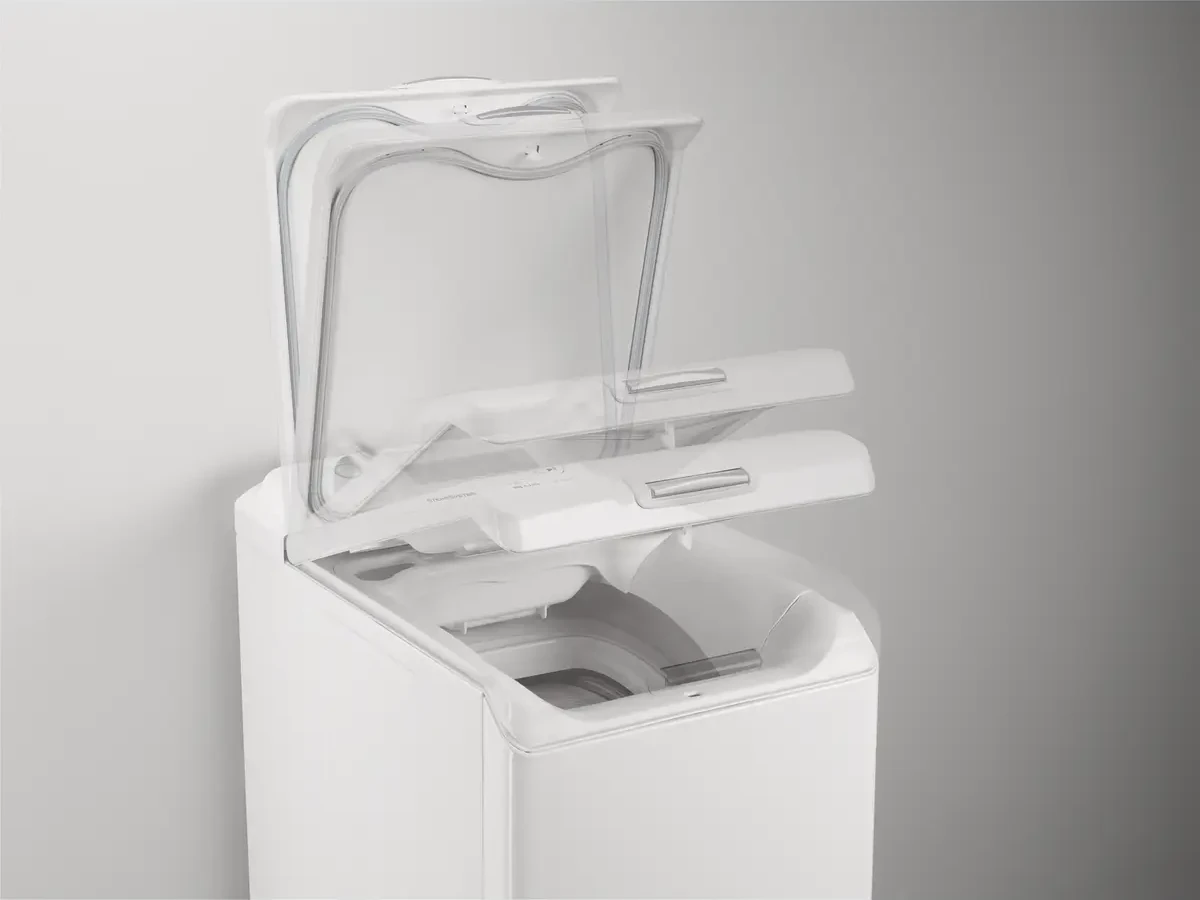 Electrolux EW6T3372E pealtlaetava pesumasina õrn pealt avanev kaas