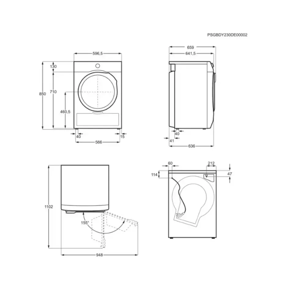 9 kg soojuspumba kondentskuivati Electrolux EW7D395UCE, A+++ (C), vabaltseisev, 60 cm, valge, DelicateCare, MixCare, SensiCare, Hygiene programm, inverter-mootor, Wi-Fi – 3