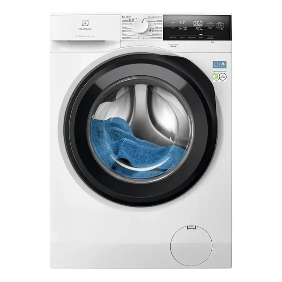 Eeslaetav A-klassi pesumasin auruprogrammiga ELECTROLUX EW7F3492FE, 9 kg, 1400 p/min, SensiCare+, QuickCare 69 min, Time Manager, 60 cm, valge – 3