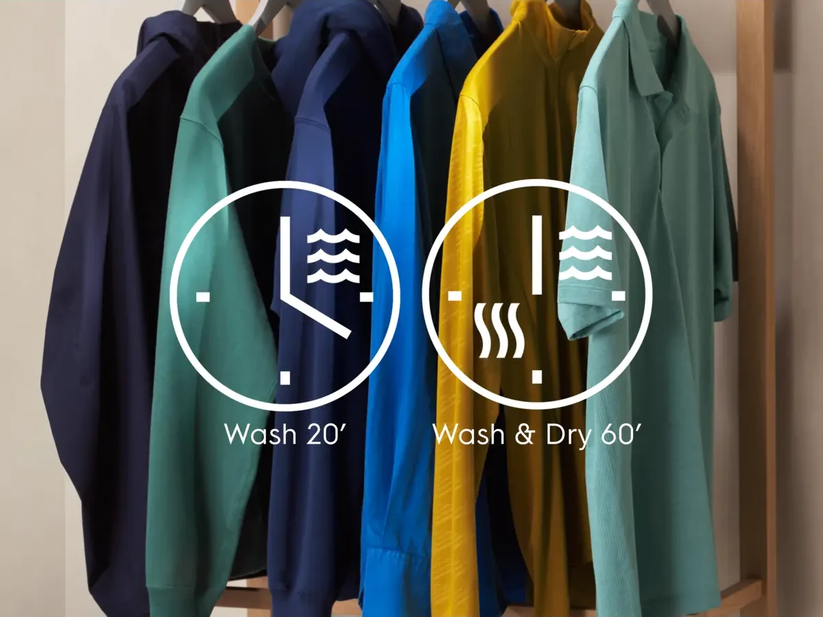 Electrolux EW7W2682E OneGo 20/60min kiire pesu ja kuivatuse programm