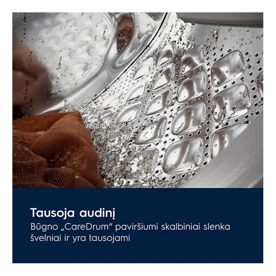 Kuivatiga pesumasin 9 kg pesu ja 5 kg kuivatust auruprogrammiga ELECTROLUX EW7W4492E, 60 cm, 1400 p/min, A-kl pesu, invertermootor, valge – 4