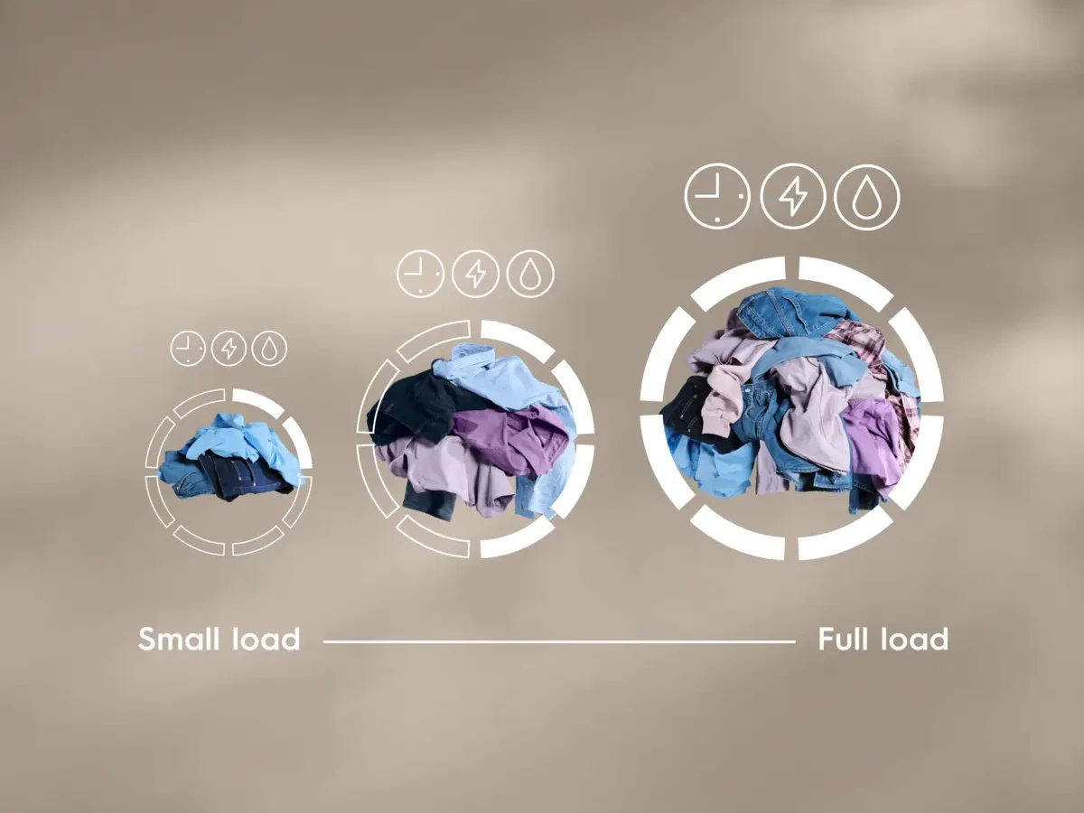 Electrolux EW7W4492E SensiCare+ kohandab aega vee- ja energiakulu vastavalt pesukogusele