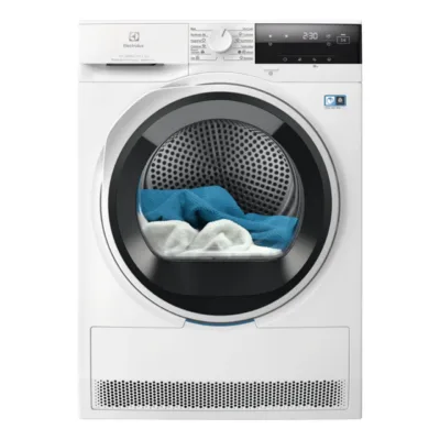 Soojuspumbaga kondenskuivati 9 kg A+++ ELECTROLUX EW8D394M, 60 cm, 63 dB, 12 programmi, SteamCare, valge
