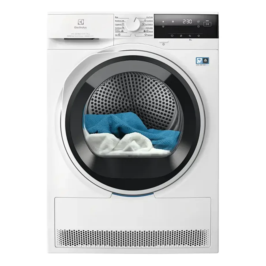 Soojuspumbaga kondenskuivati 9 kg A+++ ELECTROLUX EW8D394M, 60 cm, 63 dB, 12 programmi, SteamCare, valge – 4