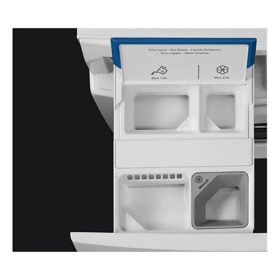 10 kg A-klassi esiklaaditav pesumasin Wi-Fi ja auruprogrammiga ELECTROLUX EW8F5417SACE, 1400 p/min, AutoDose, SteamRefresh, 60 cm lai, 72 dB, valge – 11