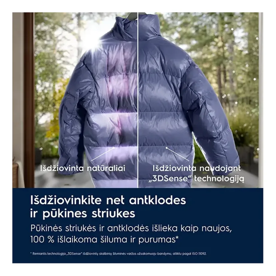 Soojuspumbaga kondensatsioonkuivati DelicateCare ja Wi-Fi-ga ELECTROLUX EW9D587KCE, 8 kg, A+++/A, 60 cm lai, 60 dB, valge – 8