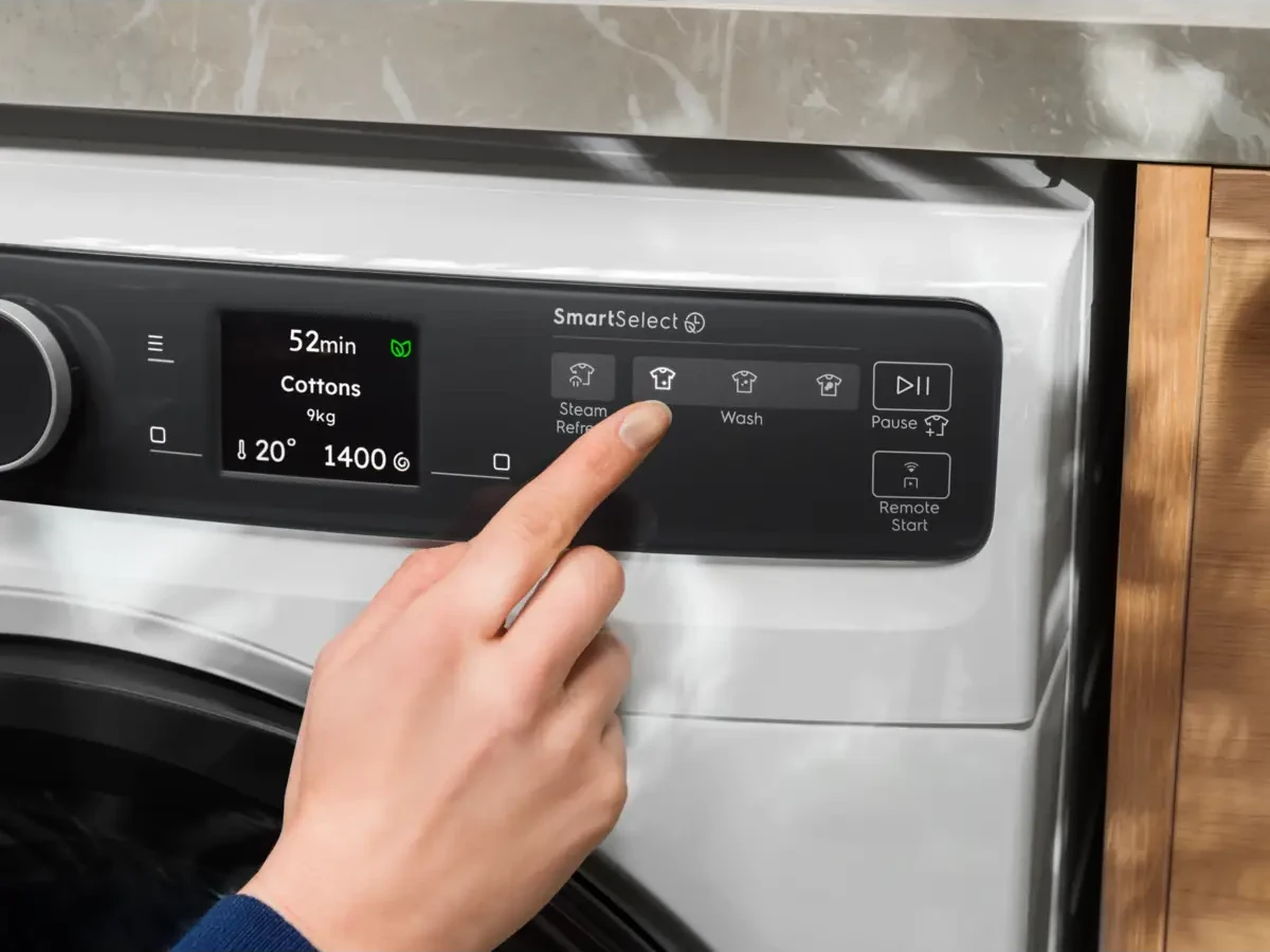 Electrolux SmartSelect kohandab pesuprogrammi pikkust ja temperatuuri