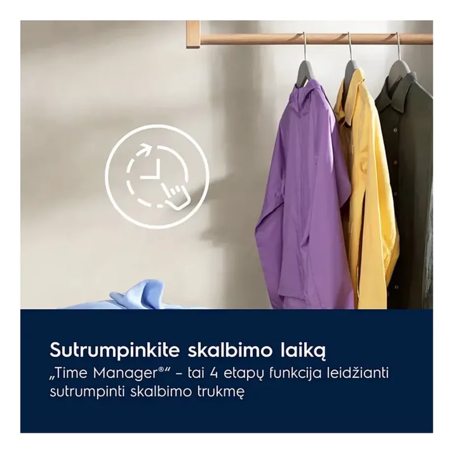 Kitsas eestlaetav pesumasin auruprogrammiga ELECTROLUX EWS6326DXE, 6 kg, 1200 p/min, A energiaklass, 60 cm, sügavus 41.1 cm, tumehall – 4