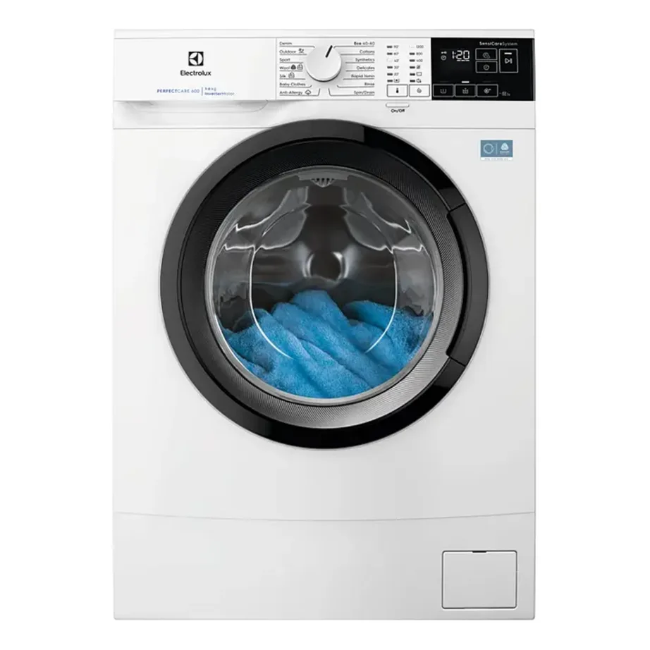 Kitsas eeslaetav pesumasin auruprogrammiga ELECTROLUX EWS6426BE, 6 kg, 1200 p/min, A energiaklass, 60 cm, sügavus 41.1 cm, valge – 3